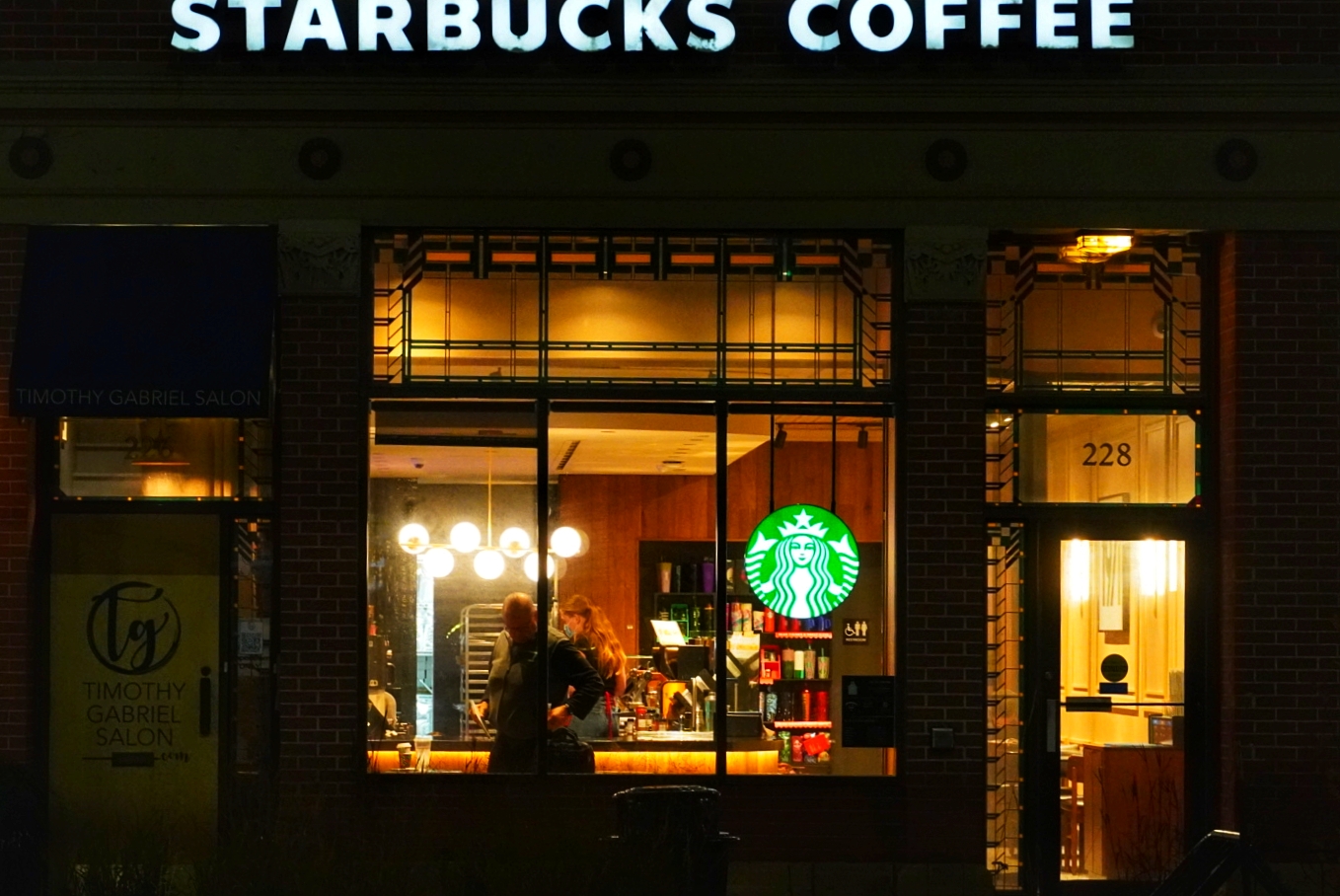 Early morning coffee